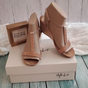 Style and co wedge sandals